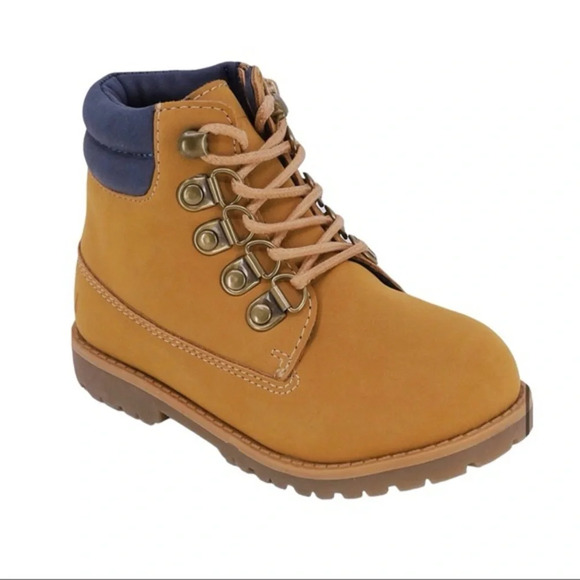 NWOB TODDLER Nautica Ankle Lace Up Boots - Picture 1 of 2